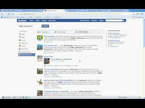 Screenshot: A Quick Drive Around The Block With Facebook Real-Time Search