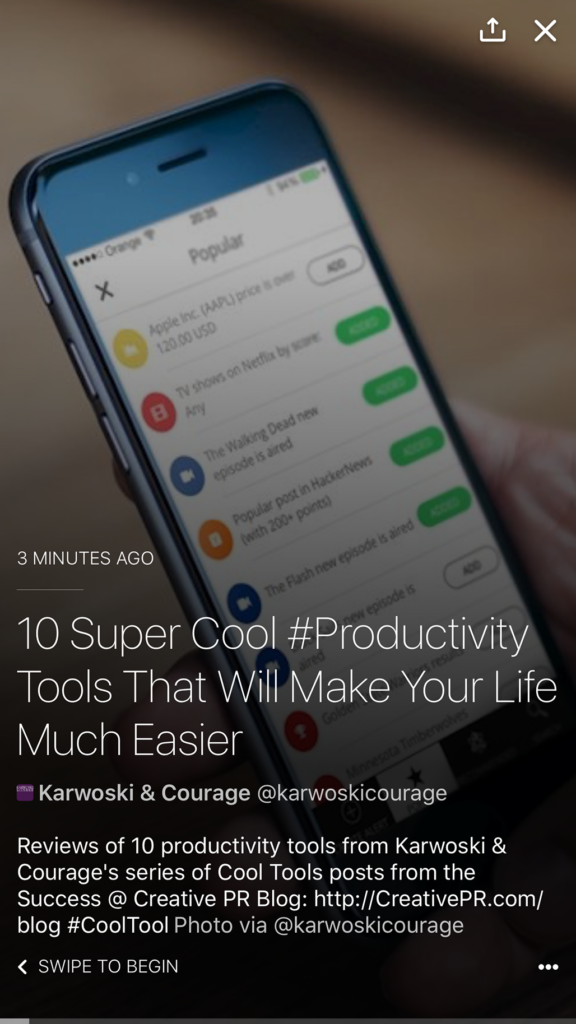 Screenshot: Twitter Moments - Mobile Cover