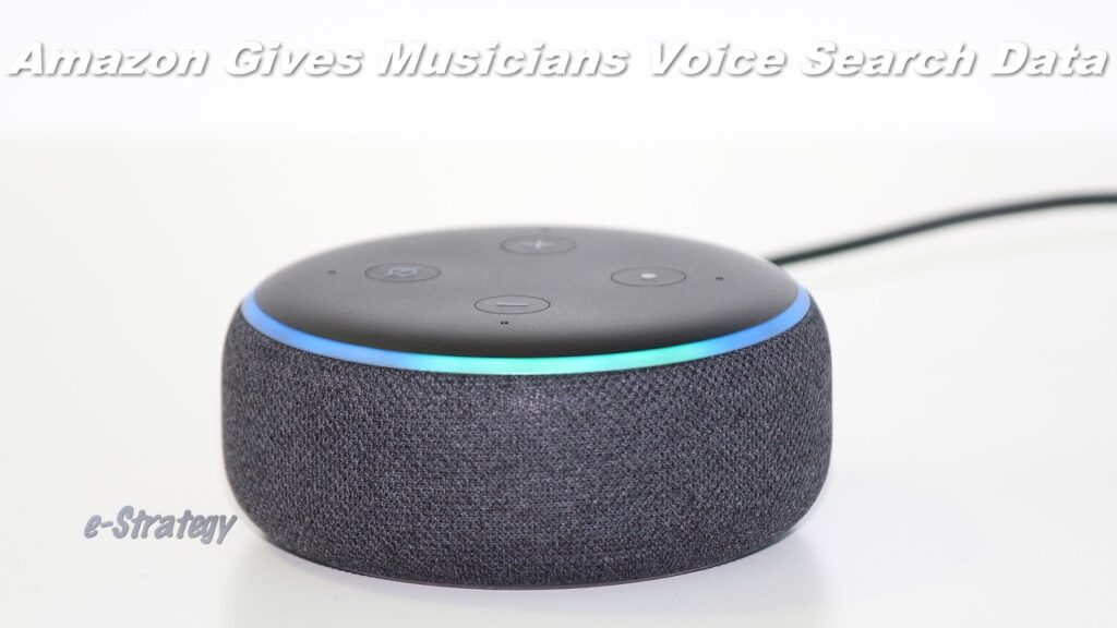 Amazon Gives Musicians Voice Search Data