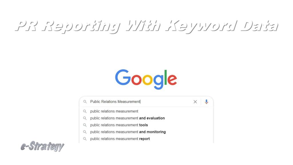 PR Reporting With Keyword Data